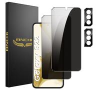 BNCHI Pack of 2 for Samsung Galaxy S22 for Tempered Glass Privacy Screen and 2 Pieces Camera Protection, 28° Anti-Spy, Anti Fingerprint, Bubble-Free 9H Full Screen Screen Protector