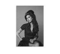 BNCVJFI Amy Winehouse Canvas Poster Bedroom Decor Landscape Office Room Decor Gift 24x36inch(60x90cm)