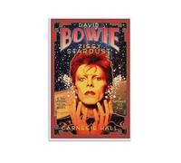 BNCVJFI David Bowie Ziggy Stardust Poster Canvas Poster Wall Art Decor Print Picture Paintings for Living Room Bedroom Decoration 16x24inch(40x60cm)