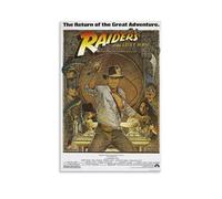 BNCVJFI Indiana Jones Raiders Of The Lost Ark Harrison Ford Movie Film Canvas Poster Wall Art Decor Print Picture Paintings for Living Room Bedroom Decoration 12x18inch(30x45cm)