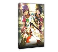 BNCVJFI Magi The Labyrinth of Magic Anime Canvas Poster Bedroom Decor Landscape Decor Gift 12x18inch(30x45cm)