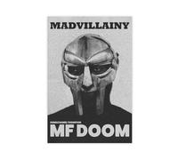 BNCVJFI MF Doom Canvas Poster Wall Art Print Picture Paintings 12x18inch(30x45cm)
