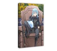 BNCVJFI That Time I Got Reincarnated As A Slime Anime Canvas Poster Wall Art Print Picture Paintings 12x18inch(30x45cm)