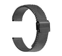 BNCXMO 1.0mm Milanese Coarse mesh Stainless Steel Watch Band 3mm Thickness Heavy Wriststrap 18 20 22 24mm Width Watch Bands with Tool