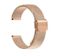 BNCXMO 1.0mm Milanese Coarse mesh Stainless Steel Watch Band 3mm Thickness Heavy Wriststrap 18 20 22 24mm Width Watch Bands with Tool