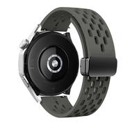 BNCXMO 18 20 22mm Magnetic Silicone Strap For Watch GT 5 46mm 41mm Breathable Sports Band For GT5 Pro GT4 GT3 GT2 Correa WatchBands