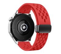 BNCXMO 18 20 22mm Magnetic Silicone Strap For Watch GT 5 46mm 41mm Breathable Sports Band For GT5 Pro GT4 GT3 GT2 Correa WatchBands