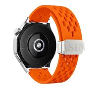 BNCXMO 18 20 22mm Magnetic Silicone Strap For Watch GT 5 46mm 41mm Breathable Sports Band For GT5 Pro GT4 GT3 GT2 Correa WatchBands