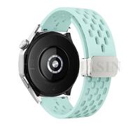 BNCXMO 18 20 22mm Magnetic Silicone Strap For Watch GT 5 46mm 41mm Breathable Sports Band For GT5 Pro GT4 GT3 GT2 Correa WatchBands