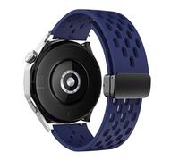 BNCXMO 18 20 22mm Magnetic Silicone Strap For Watch GT 5 46mm 41mm Breathable Sports Band For GT5 Pro GT4 GT3 GT2 Correa WatchBands