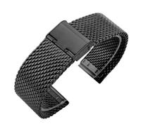 BNCXMO 18mm 20mm 22mm 24mm Universal Milanese Replacement Wrist Belt Bracelet Stainless Steel Mesh Watch Strap Watchbands