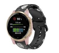 BNCXMO 18mm Watch Band For C2 For Vivoactive 3S/4S/Venu 2/Active S Rey Silicone Strap Smart Easyfit Replacement Accessories