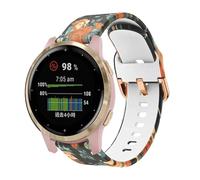 BNCXMO 18mm Watch Band For C2 For Vivoactive 3S/4S/Venu 2/Active S Rey Silicone Strap Smart Easyfit Replacement Accessories