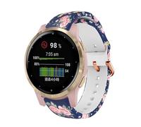 BNCXMO 18mm Watch Band For C2 For Vivoactive 3S/4S/Venu 2/Active S Rey Silicone Strap Smart Easyfit Replacement Accessories