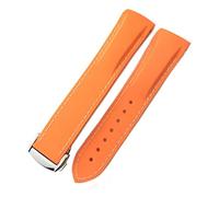 BNCXMO 19mm 20mm Rubber Watchband 21mm 22mm for IWC PILOT Mark 18 Spitfire chronograph IW3270 IW3777 IW5010 Curved end Watch Strap