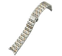 BNCXMO 20mm 16mm 19mm Stainless Steel Watchband Replacement For Omega De Ville PRESTIGE Orbis Edition Watch Strap Metal Glossy Bracelet