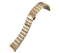 BNCXMO 20mm 16mm 19mm Stainless Steel Watchband Replacement For Omega De Ville PRESTIGE Orbis Edition Watch Strap Metal Glossy Bracelet
