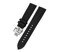 BNCXMO 20mm 21mm 22mm Fluoros Rubber Watchband Fit for Red Blue Black Waterproof Soft Watch Strap Bracelet
