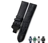 BNCXMO 20mm 21mm 22mm Leather Watch Strap Black Brown Watch Bands For For Omega 300 For Hamilton For For IWC For Bracelet