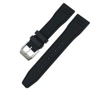 BNCXMO 20mm 21mm 22mm Soft Fluororubber FKM Watchband for IWC Big Pilot Portofino Natural Rubber Watch Strap Tools