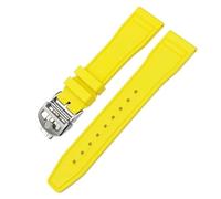 BNCXMO 20mm 21mm 22mm Soft Fluororubber FKM Watchband for IWC Big Pilot Portofino Natural Rubber Watch Strap Tools