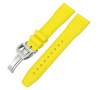 BNCXMO 20mm 21mm 22mm Soft Fluororubber FKM Watchband for IWC Big Pilot Portofino Natural Rubber Watch Strap Tools
