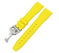 BNCXMO 20mm 21mm 22mm Soft Fluororubber FKM Watchband for IWC Big Pilot Portofino Natural Rubber Watch Strap Tools