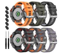 BNCXMO 20mm Compatible with Fenix 7S 7S Pro 6S 6S Pro 5S 5S Plus Watch Band,Soft Silicone Straps for Approach S70 42mm/Instinct 2S/Descent Mk2s Smartwatch