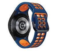 BNCXMO 20mm Official Silicone Strap For Galaxy Watch4 Classic 46 42mm/44 40mm Smartwatch Ridge Sport Bracelet Watch Band Correa