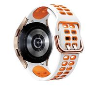 BNCXMO 20mm Official Silicone Strap For Galaxy Watch4 Classic 46 42mm/44 40mm Smartwatch Ridge Sport Bracelet Watch Band Correa
