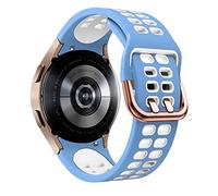BNCXMO 20mm Official Silicone Strap For Galaxy Watch4 Classic 46 42mm/44 40mm Smartwatch Ridge Sport Bracelet Watch Band Correa