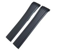 BNCXMO 21mm Higher Version Fluorous Rubber Watchband for Patek 5164A 5167A AQUANAUT Philippe PP Orange Brown Soft Silicone Watch Strap