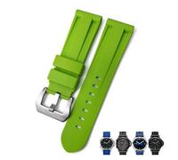 BNCXMO 22mm 24mm 26mm Rubber Watch Band，For Panerai SUBMERSIBLE Colorful Waterproof Sport Camo Strap