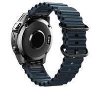 BNCXMO 22mm 26mm Ocean Silicone Wristband Strap For Approach S62 Fenix5x 5Plus Fenix 6x 6 6Pro Fenix7x 7 Watch Band Intinct1 2 Quick Fit Bracelet D2 Watchbands