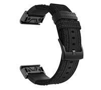 BNCXMO 26 22mm Canvas Band Watchband Strap For Fenix 5 5X Plus 6 6X 6S Pro 935 3HR Smart Bracelet Quick Easy Fit Wristband Strap