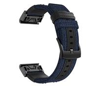 BNCXMO 26 22mm Canvas Band Watchband Strap For Fenix 5 5X Plus 6 6X 6S Pro 935 3HR Smart Bracelet Quick Easy Fit Wristband Strap
