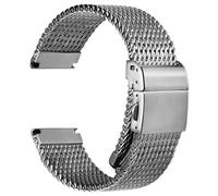 BNCXMO 316L Stainless Steel Watch Strap For 20mm 21mm 22mm Milanese Woven WatchBands
