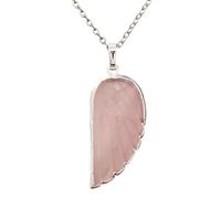 BNCXMO Accessorie Natural Stone Wing Necklace For Women, Wing Necklaces - Reiki Wings Necklace Pendant, Necklaces For Women Birthday Valentine s