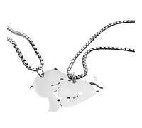 BNCXMO Accessorie Puzzle Piece Necklace For Women And Men, Heart Couple Necklaces Matching Puzzle Piece Necklace Cute Animal Puzzle Cute Cartoon Animal, Couple Necklace Puzzle Holiday