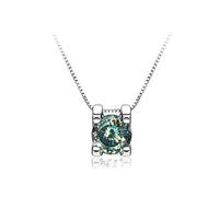 BNCXMO Accessories - 1ct Round Cut D Color Moissanite Pendant Necklace for Women
