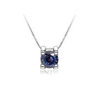 BNCXMO Accessories - 1ct Round Cut D Color Moissanite Pendant Necklace for Women