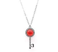 BNCXMO Adjustable Necklace,Creative Personality Collarbone Chain Necklace Sweater Chain Creative Key Styling NecklaceNecklace for Women Men
