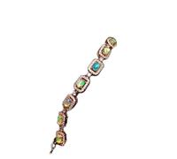 BNCXMO Best Gift Real Natural 925 Silver Jewelry OPal Bracelet Natural And Real Opal Bracelet