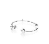 BNCXMO bracelets for womens 925 Bangles Set Open Bracelet For Women Charm Beads Jewelry Gift 16