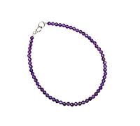 BNCXMO bracelets for womens 925 Silver 2mm Labradorite Pearl Spinel Sapphire Amethyst Shining Women Men Bracelet Good for Pearl 3mm 16cm