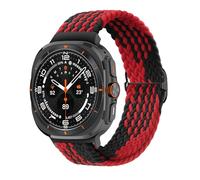 BNCXMO Braided Solo Loop Nylon Strap For Galaxy Watch 7 Ultra Band 47mm Stretchy Nylon Woven Bracelet Correa WatchBands
