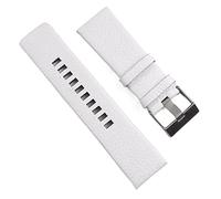 BNCXMO Classical 22 24 26 28mm Lychee Texture Genuine Leather Watchband For DIESEL Black White Brown Watch Strap Wrist Bracelet