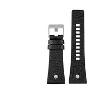 BNCXMO Compatible With Diesel Watchbands Men's Wrist Large Size Watch Bands P-Olice 26MM 28MM 30MM 32MM Zwart Brown Genuine Calf Hide Leather Strap