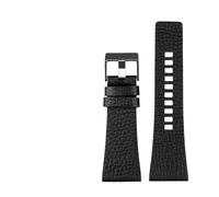 BNCXMO Compatible With Diesel Watchbands Men's Wrist Large Size Watch Bands P-Olice 26MM 28MM 30MM 32MM Zwart Brown Genuine Calf Hide Leather Strap