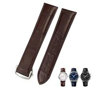 BNCXMO Cowhide 20mm 21mm 22mm 19mm Alligator Leather Watchband For Omega De Ville Specialities Custom Watch Strap